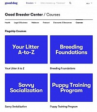 Good Dog breeder courses